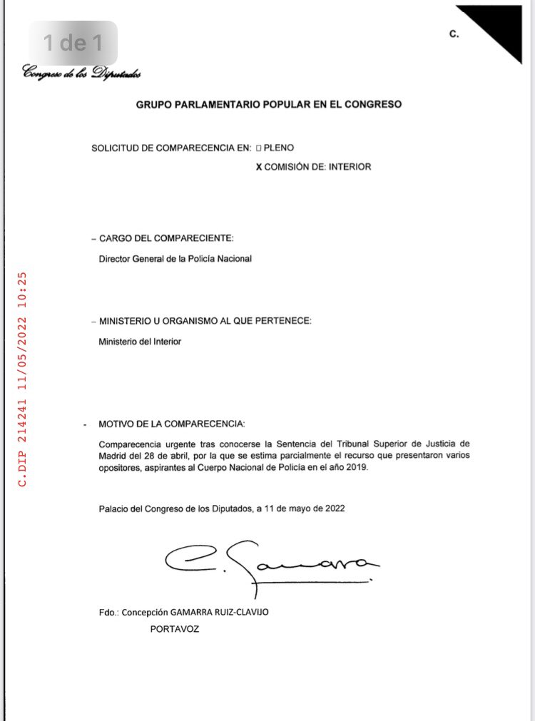 anadebande's tweet photo. Solicitamos la comparecencia urgente de #Marlaska y Director de la Policía ante el varapalo judicial que anula la exclusión de opositores a Policía.Ampliamos las iniciativas a los graves hechos sucedidos nuevamente con los opositores el 5 de febrero en el examen de ortografía https://t.co/615M6sMNeG