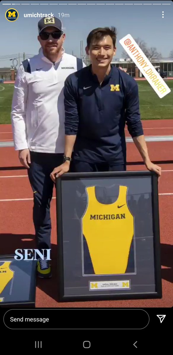 brandeesong1's tweet photo. Go Anthony! Go Blue! #Big10 https://t.co/IqnoPv0uMD