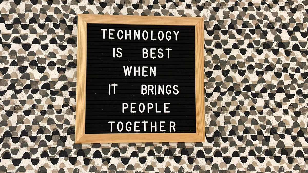 AVTechDirector's tweet image. Isn’t this the truth! Prepping for our weekly Department Meeting, thankful for an awesome team.