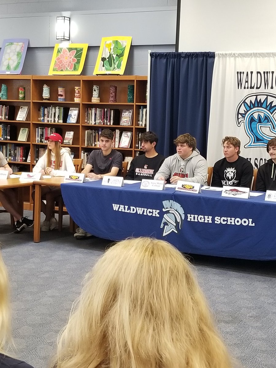 Proud and exciting day for WHS and Waldwick Soccer on signing day as Capt Kyle Carroll will be attending King's College in PA. We can't wait to see Kyle continue his education and soccer at King's, they are getting  our best! #captainkyle #legacy #family