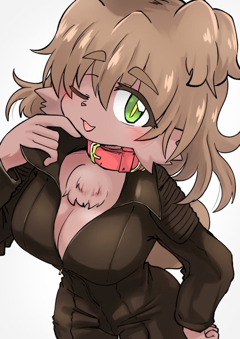 > ライダースーツ着てフロントジッパー開けて谷間見せるスタイルなスフィール
https://t.co/u9On8YUYKh 