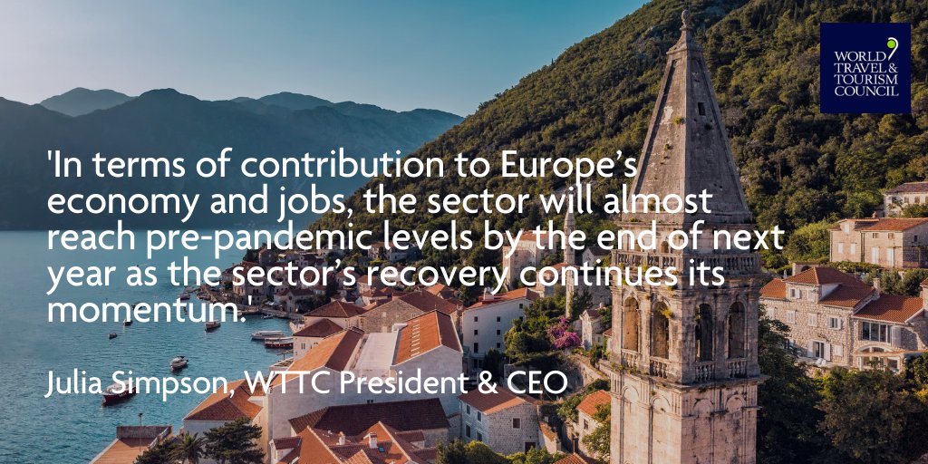 WTTC's tweet photo. Nearly eight million new Travel &amp; Tourism jobs to be created in Europe within the next decade.

Read the full press release 👉 https://t.co/zOSsYuOILl

#EIR #WTTCData #TravelAndTourism #Europe https://t.co/W1zj9Ad9eV