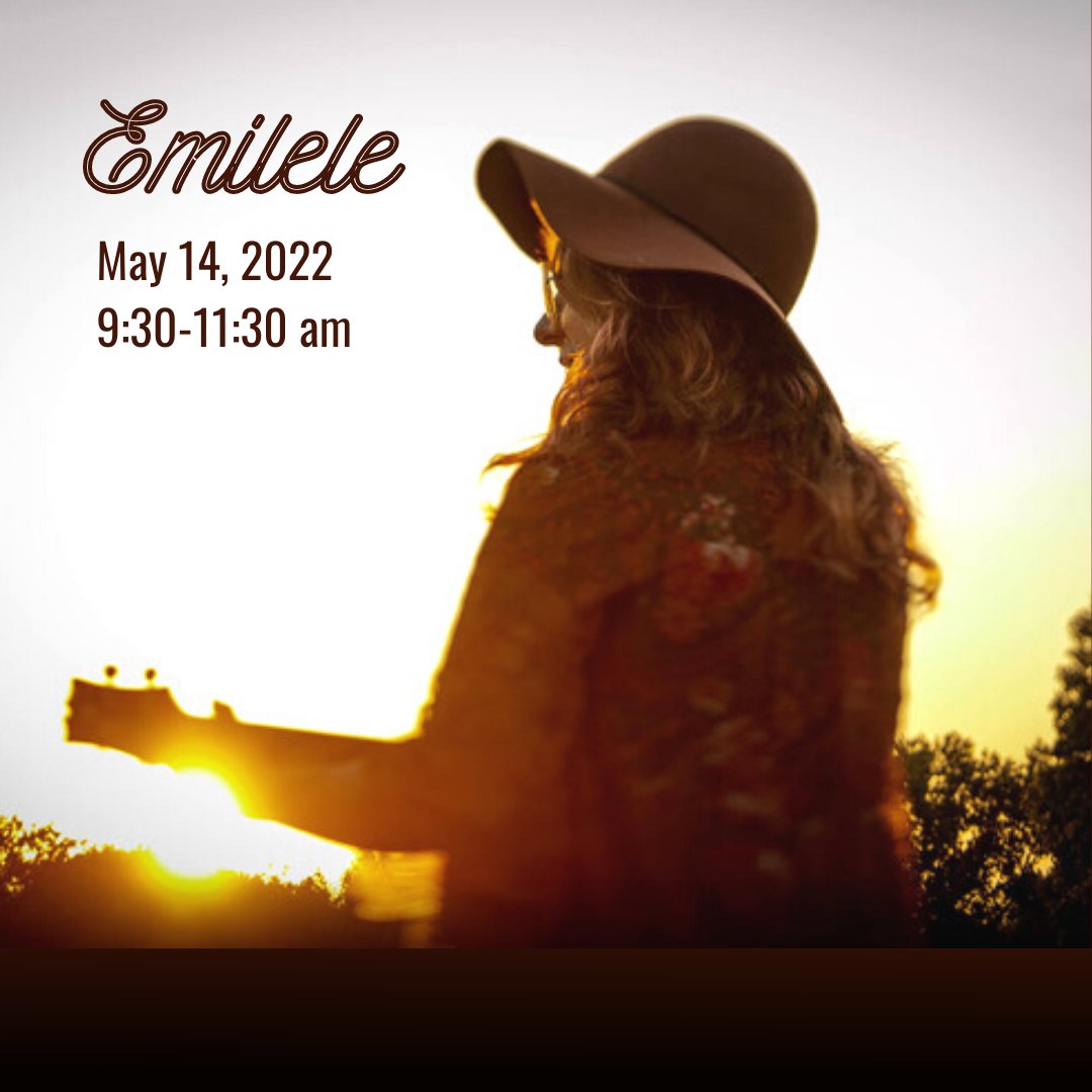🎵Music at the market this week is Emilele! Emily has been singing and playing ukulele around central Illinois for years, her sweet sound is sure to set the tone for a peaceful Saturday downtown! Emilele will be playing at the market from 9:30-11:30 am this Saturday, May 14!