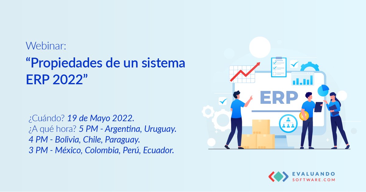 evaluandosoft's tweet image. #𝐍𝐔𝐄𝐕𝐎𝐖𝐄𝐁𝐈𝐍𝐀𝐑 | ᴘʀᴏᴘɪᴇᴅᴀᴅᴇs ᴅᴇ ᴜɴ sɪsᴛᴇᴍᴀ ᴇʀᴘ 2022

🗓️ ¿Cuándo es? 𝗝𝘂𝗲𝘃𝗲𝘀 𝟭𝟵 𝗱𝗲 𝗺𝗮𝘆𝗼.

Inscribite: zcu.io/W5yy

#EvaluandoSoftware #SoftwareERP #ComprarERP #ElegirERP #ComprarSistemaERP #ProveedorERP