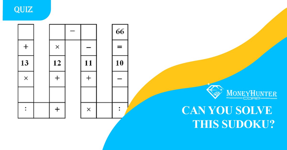 MoneyHunterCorp's tweet photo. 🧙‍♂️Who is the ultimate math wizard in the classroom
📝This sudoku was designed in Vietnam and used in third-grade classrooms to help teachers answer that question. 
🧮 Have you got what it takes to get to the number 66? 
💡Hint: Start solving in reverse https://t.co/XciQLr1s7c