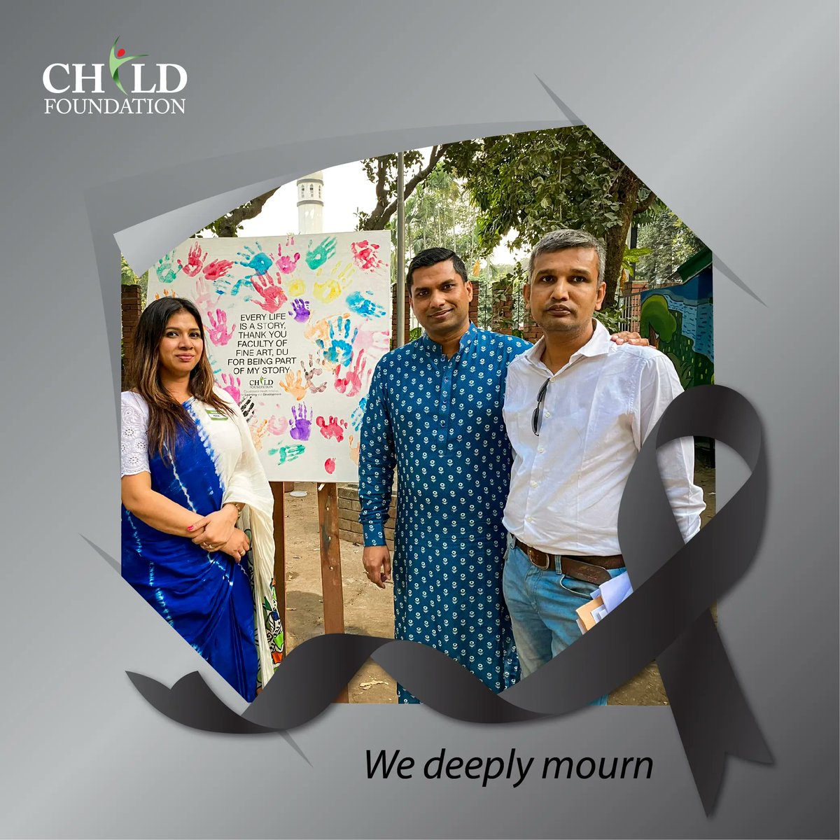 CHILD_BD's tweet photo. Inna Lillahi wa inna ilayhi raji'un. We would like to offer our full support to the (Mahmood Joarder Poltu) bhai's family during their period of mourning. Poltu bhai was CHILD Foundation's constant support and we will always remember his warm smile. https://t.co/wBixUO8DCF