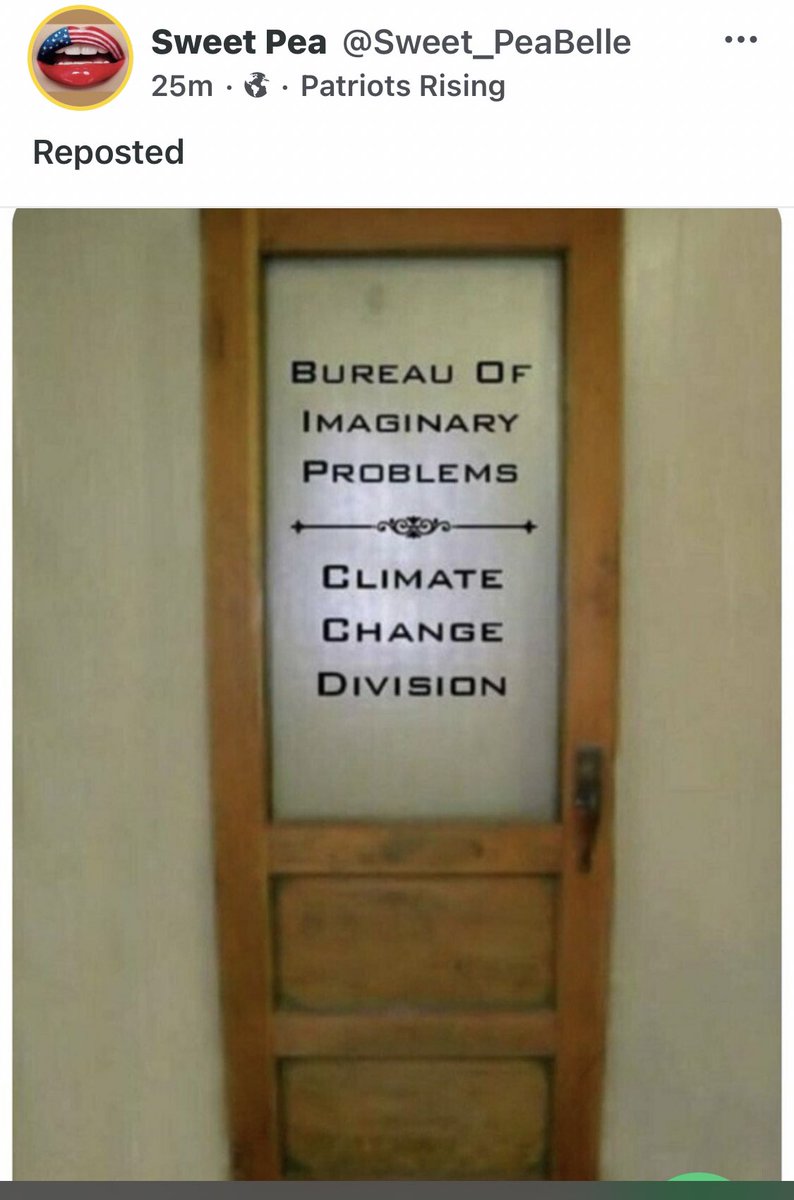 neesietweets's tweet photo. @MattamyWatch @catturd2 #ClimateChange is a #FakeProblem with Expensive ‘solutions’ 🙄, calling for #BiggerGovernment 👎🏻👎🏻and taxpayer dollars 💸 wasted! https://t.co/Fhv7GSKL2Z