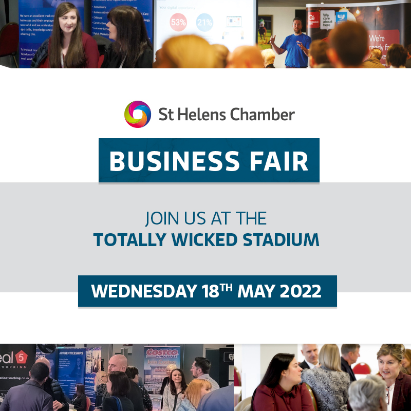 BYOB_Mersey's tweet photo. Exhibiting at the St Helens Chamber Business Fair is a great way to raise the profile of your company 🙌

- Meet hundreds of potential customers/suppliers
- Raise your brand awareness
- Network with businesses from across the North West

Book your stand👇
https://t.co/KwHy0lRhLg https://t.co/55spgCYefy