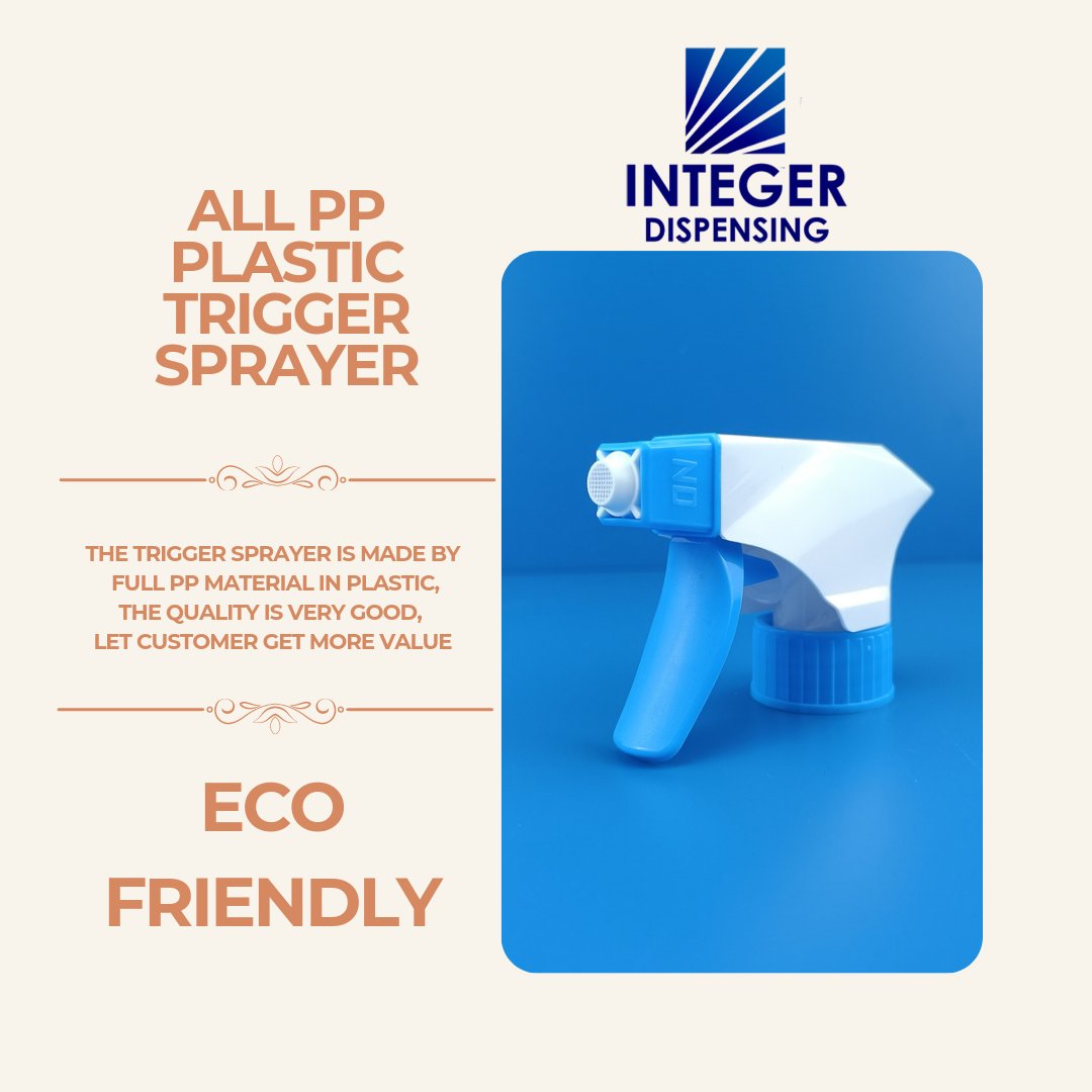 integersprayers's tweet image. the trigger sprayer is made by full PP material in plastic,the quality is very good, Let customer get more value.
#triggersprayer #triggerpump #triggerhead #packagingsolution #packaging #quality #manufacturer #supplier #ecomaterial #cleaner #plasticpackaging #disinfectant