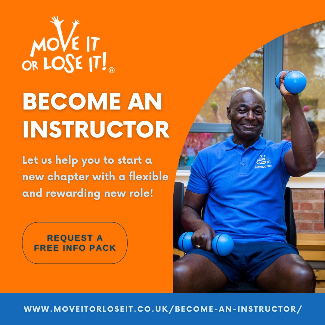 moveitorloseit1's tweet photo. Our endorsed FABS Training course enables you to become an #exerciseinstructor for #olderadults. Our blended learning approach provides you with the opportunity to study at your own pace with our comprehensive e-learning. Request an info pack at https://t.co/8nlLHlhdV5 https://t.co/ACDTPAIADn