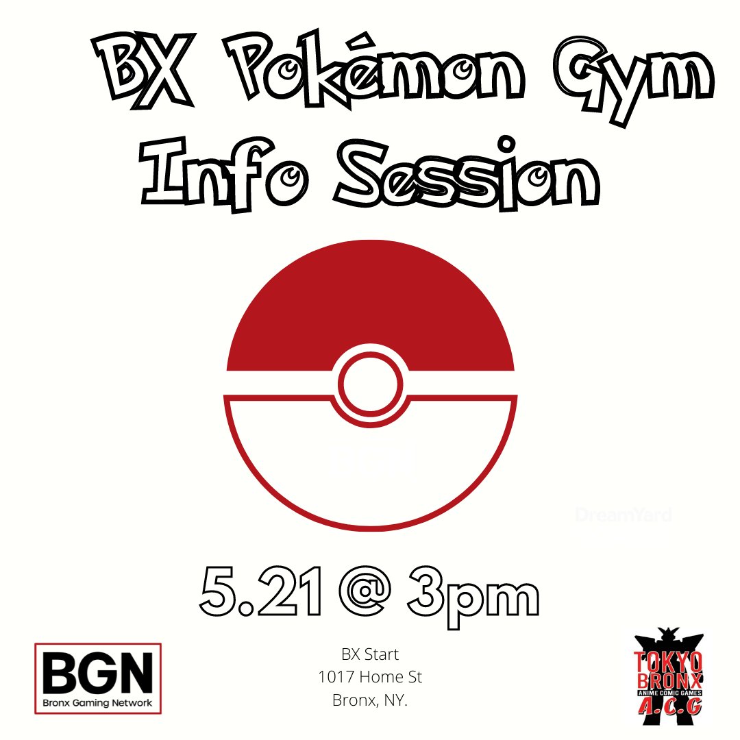 bxgamingnetwork's tweet photo. On May 21, 2022 #BGN wants to welcome you to an afternoon of #Pokemon, #gaming, #socializing and #food! If you've always wanted to be an real life #pokemontrainer or gym leader - here's your chance! For more details, RSVP here: https://t.co/uBmp9IRf7T https://t.co/3HSrXPiOYR
