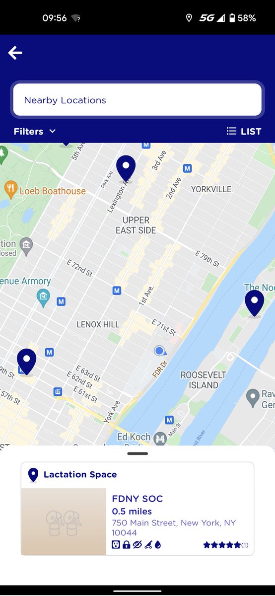 mavjade's tweet photo. Not off to a great start, the closest on the app to NYP Weil Cornell is 0.5 miles away on Roosevelt Island. 🤣 https://t.co/N7fcHNe5TA