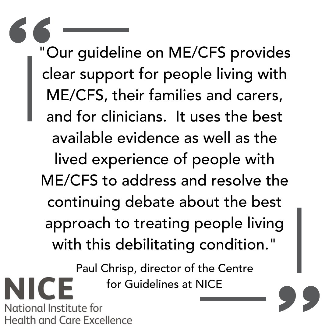 On #WorldMEDay, <a href="/NICEComms/">NICE</a> has set out the steps needed to put the recently updated NICE guideline on #MECFS into practice. nice.org.uk/news/article/n…

We worked with ForwardME to ensure this guideline was led by #pwme &amp; are excited to see what the world will #LearnFromME