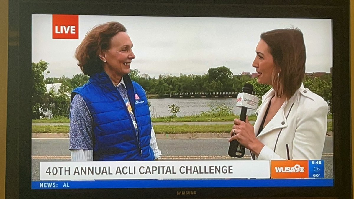<a href="/Susankneely/">Susan Neely</a> live from #CapChallenge with <a href="/_EllenBryan/">Ellen Bryan</a> and <a href="/greatdaywash/">Great Day Washington</a>