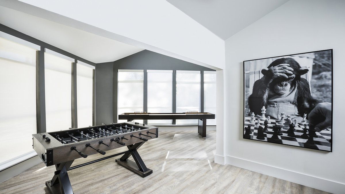 Come and tour our club house and enjoy the site of our lovely game room with a shuffleboard and foosball.