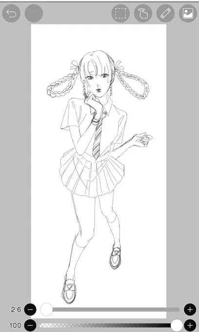 誰でもないらくがき
だいぶレイちゃんに影響されている 