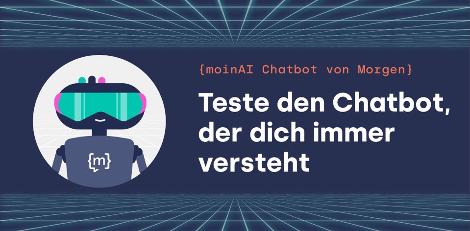 Teste den Chatbot, der dich immer versteht. Der gerne plaudert. Der dir alle Infos gibt, die du brauchst. 
Triff unseren innovativsten Bot auf der #OMR22! 
Hier kannst du dir einen Termin buchen (ein kostenloses OMR-Ticket gibt es on Top): bit.ly/37JwtaU