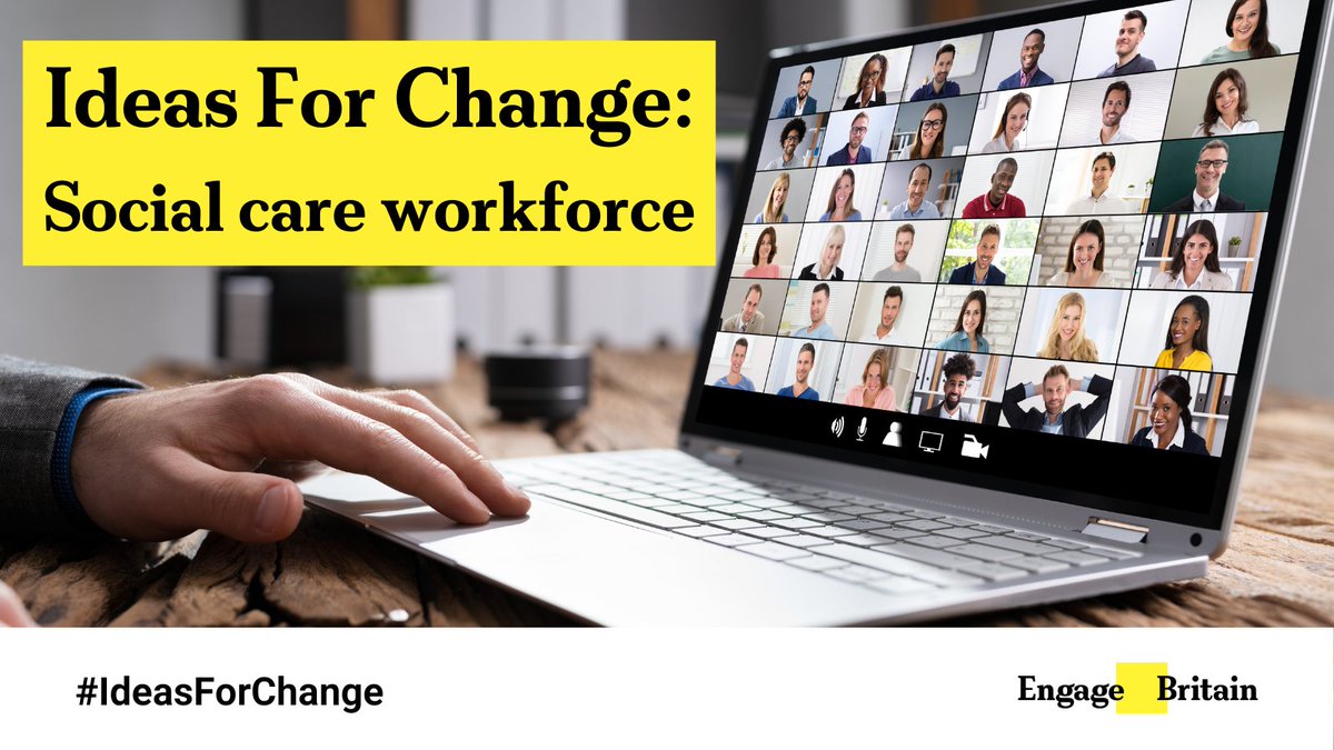 EngageBritain's tweet photo. Why not bring together people who provide care, experts in social care policy, people who work on the frontline in care, and people who draw on care - to solve issues in #socialcare? 🤔

Well, today we're doing just that! Find out more 👉https://t.co/jdQSDZZ8Da

#IdeasForChange https://t.co/kh3T7YHdzH