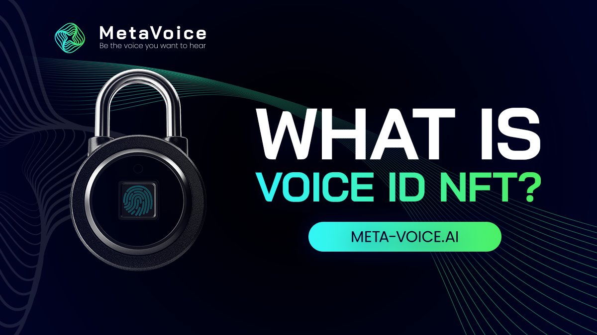 MetaVoiceAI's tweet photo. (1/4)
What is the second most important #MetaVoice product? It is Voice ID NFT! What is this? 💡

Voice ID NFT is a virtual voice “fingerprint” secured with an #NFT token.🔒

Read more...👇 https://t.co/0kad7LVrlH