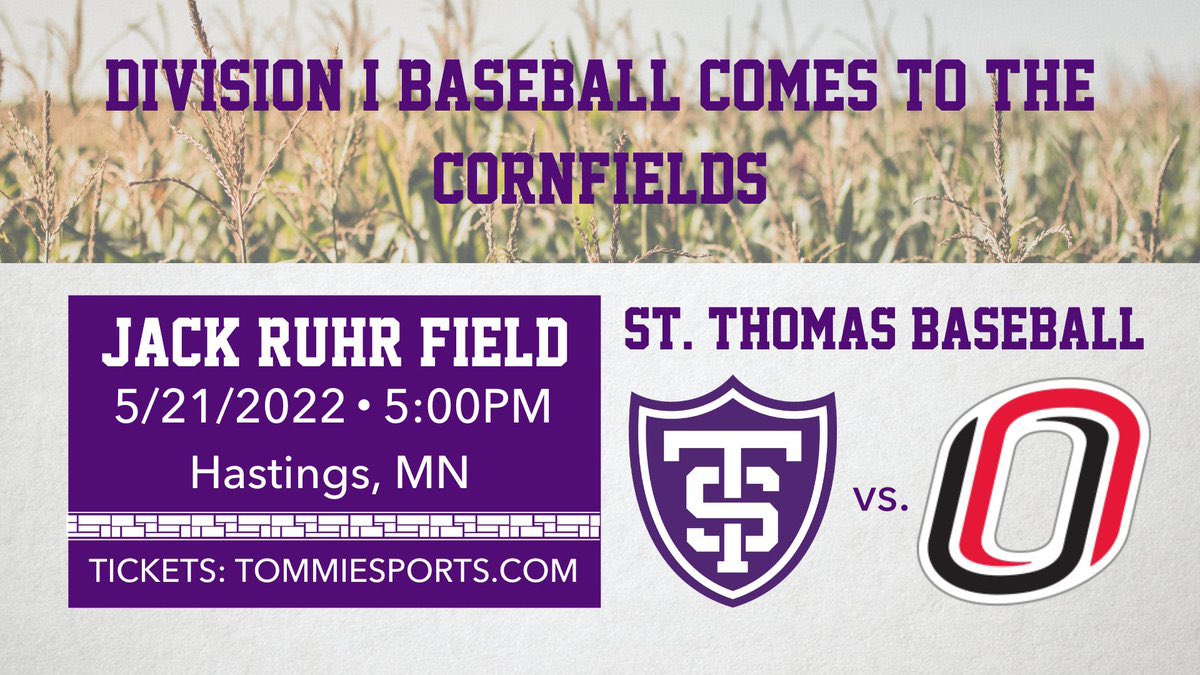 Great site visit this morning and going to fun to see all the <a href="/UST_Baseball/">Follow @TommieBase</a> alumni here in a few weeks as we wrap up our inaugural Division I season in Miesville, MN on Saturday, May 21st.

Tickets➡️bit.ly/3L5tZlE

#RollToms