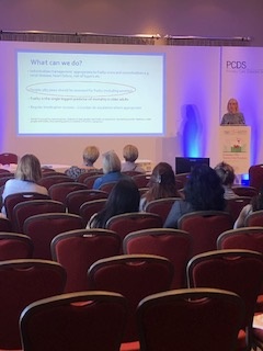 pcdosociety's tweet photo. Just finished our second rotation of masterclasses! Some fantastic content all round. @chriscottrell13 joined us to discuss the topic 'Managing diabetes in the elderly and frail'! #PCDS22 https://t.co/rTC5ZsUXKJ