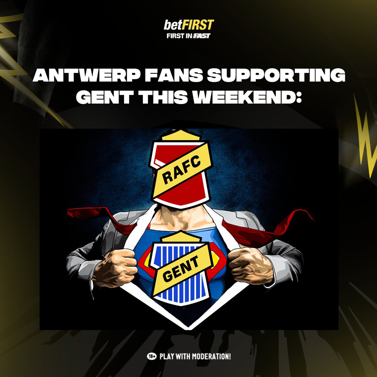 betfirst's tweet photo. If Gent wins the Conference Play-Offs, Antwerp gets a ticket to the Conference League! 🎫
Antwerp fans: Come on Buffalooooos! 💙
#antwerp #aagent #royalantwerpfc #krcgenk #GNKGNT #conferenceleague #conferenceplayoffs #ticket #jpl #jupilerproleague #football #betfirst #betting https://t.co/7tXsHfWpLk