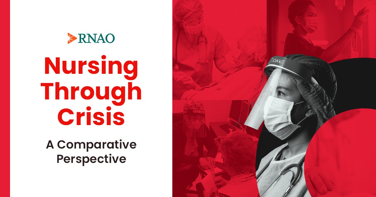 🚨#NEW 

#NursingThroughCrisis: A Comparative Perspective report highlights instability in the nursing profession that, left unchecked, will have profound impacts on nursing, the effective functioning of the health system &amp; quality of care.

Media release: RNAO.ca/news/media-rel…