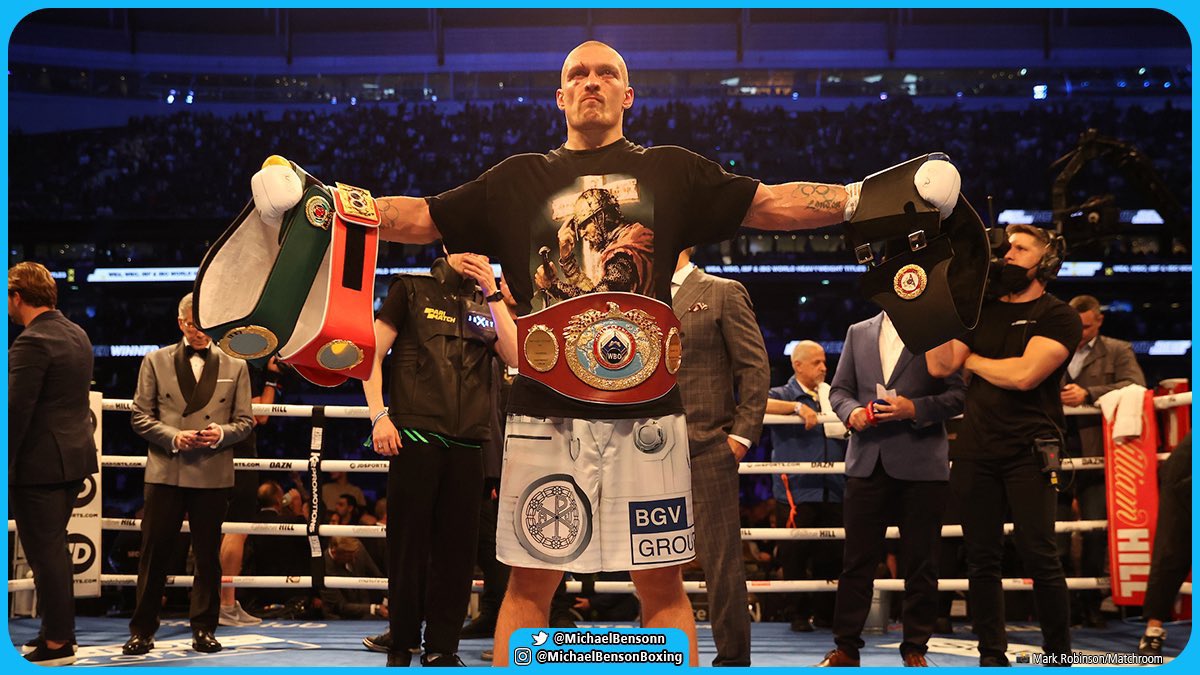 ringmagazine's tweet image. 🌍👑 Oleksandr Usyk has beaten:

🇵🇱 Krzysztof Glowacki in Poland
🇺🇸 Michael Hunter in America
🇩🇪 Marco Huck in Germany
🇱🇻 Mairis Briedis in Latvia
🇷🇺 Murat Gassiev in Russia
🇬🇧 Tony Bellew in UK
🇬🇧 Derek Chisora in UK
🇬🇧 Anthony Joshua in UK

✅ Deserving pound-for-pound king.
