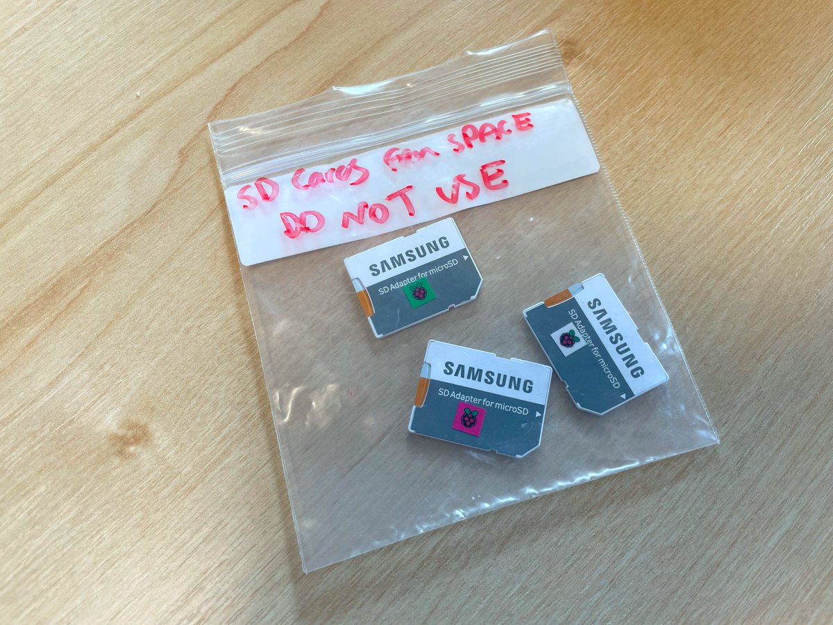 Raspberry_Pi's tweet image. It's not every day you get a delivery from the International Space Station