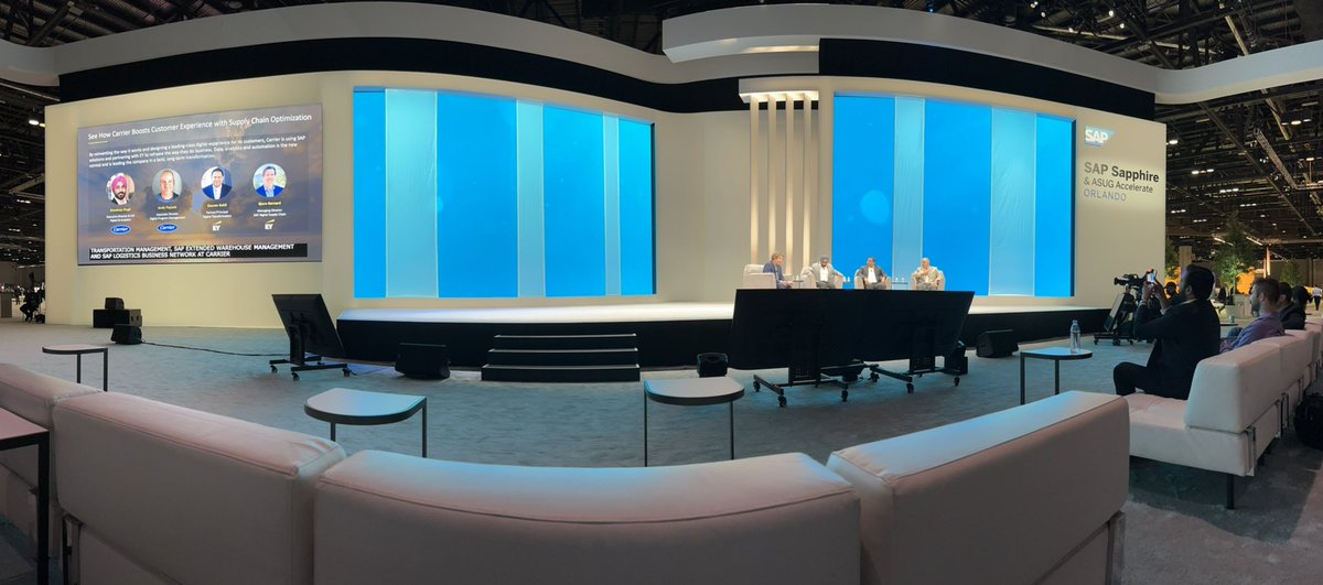 LSmith_Miami's tweet image. Yesterday, our EY and @carrier team took the main stage at #SAPSapphireOrlando and spoke about driving value while running a customer centric company. I learned that there are 3 tiers to digital supply chain: Run, Grow, and Transform. It was a great conversation! #EYSAP