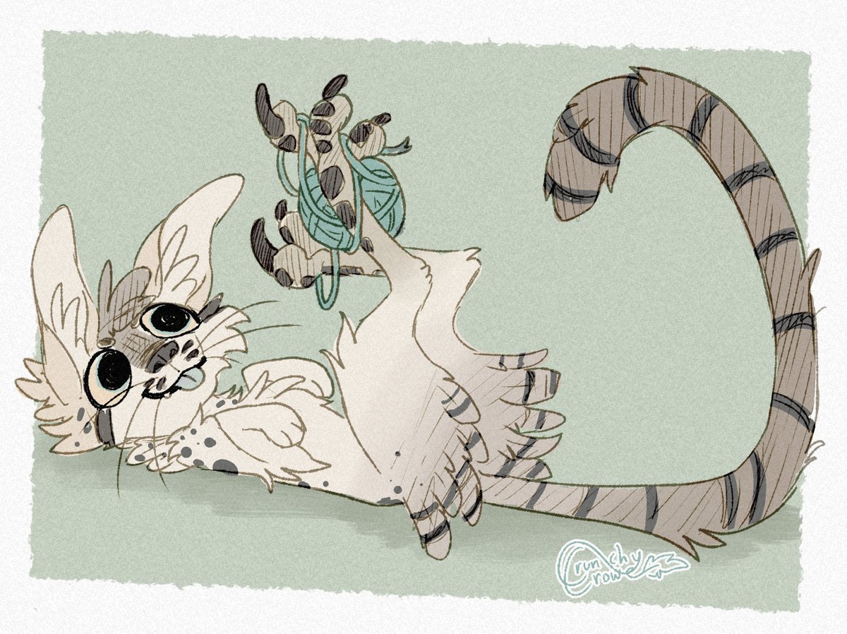 CrunchyCaws's tweet photo. 🐾 Lil' grippers for yarn!! -  @Finchwing 🐈 https://t.co/LpU7hd94hg