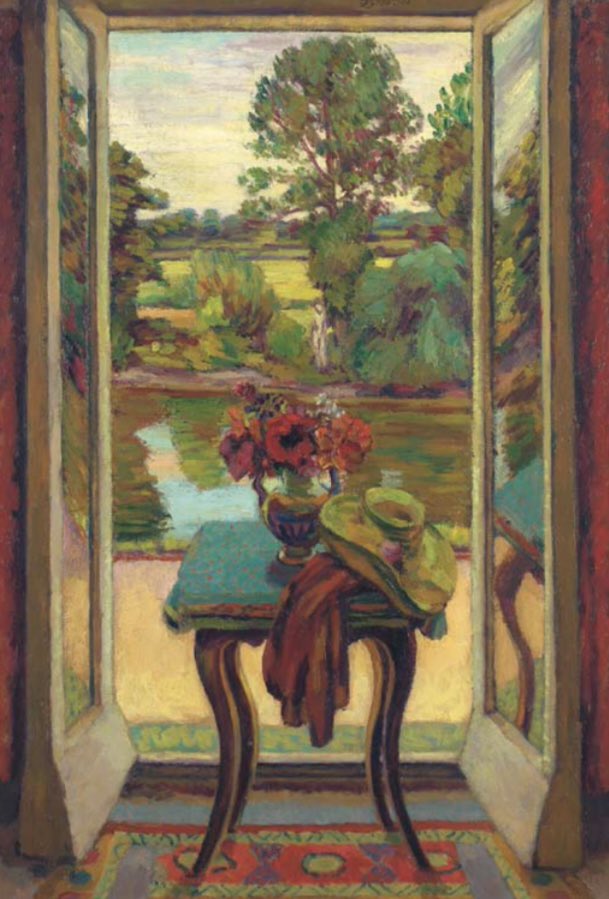 The French Window, Charleston 1954 #DuncanGrant #BloomsburyGroup @CharlestonTrust