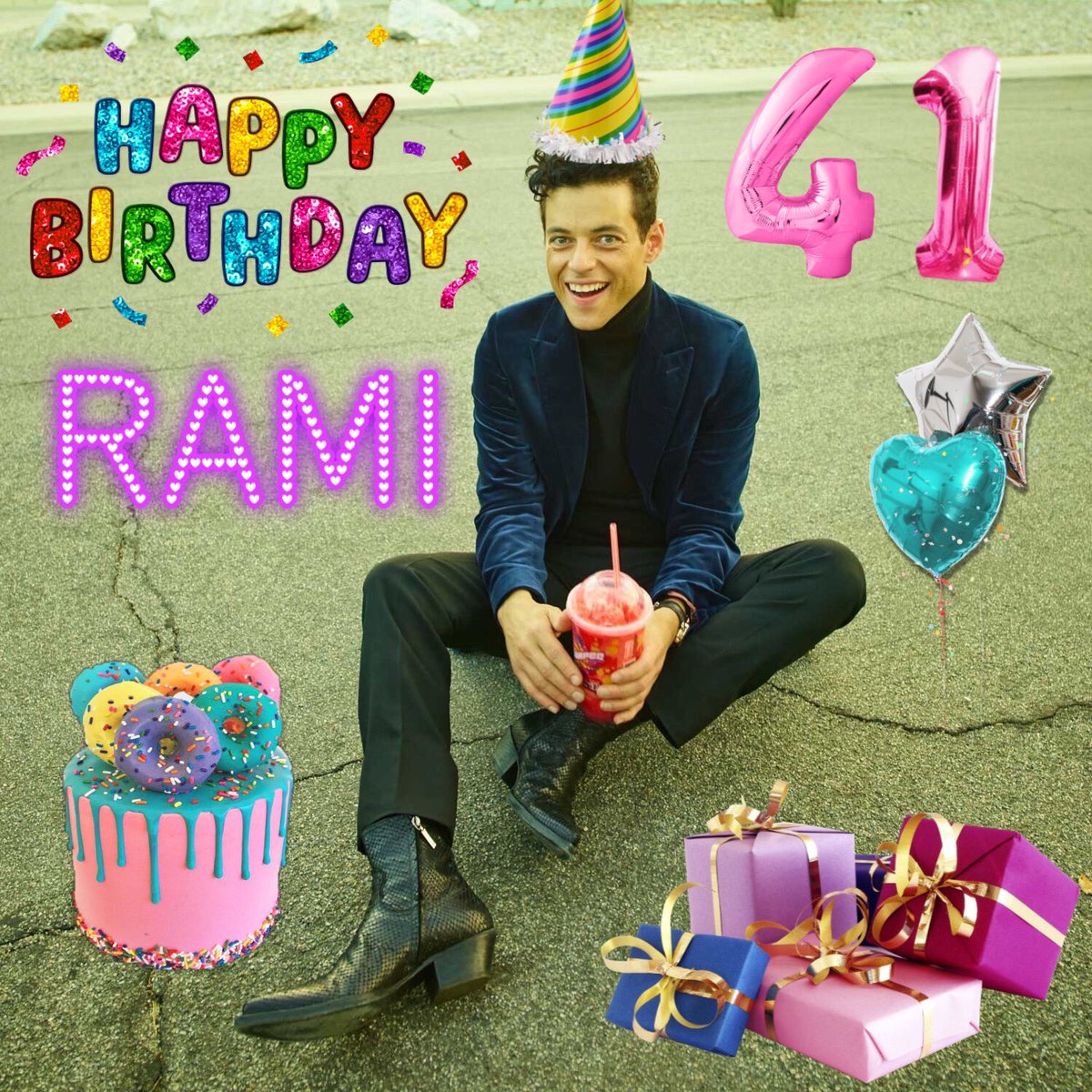 AAOsAwesomeFans's tweet photo. It’s Rami Day!! Happy Birthday to our king Rami Malek! (Sami too of course!) 🥰🎁🎂 #RamiMalek #HappyBirthday #HappyBirthdayRami https://t.co/XgMh2bsQnf
