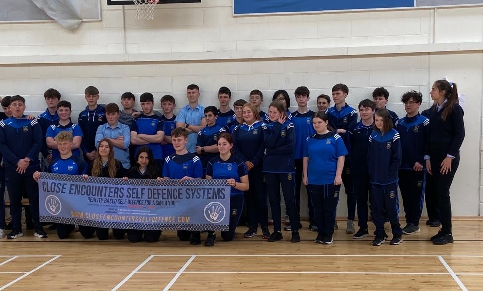 ComeraghCollege's tweet photo. Our TY students engaged in a very important workshop yesterday from Close Encounters Self Defence. The students really enjoyed this work shop and have all learned an essential skill for life. #SDG4 #etb_sdgs @TipperaryETB @ETBIreland https://t.co/uY6aVUOIz2
