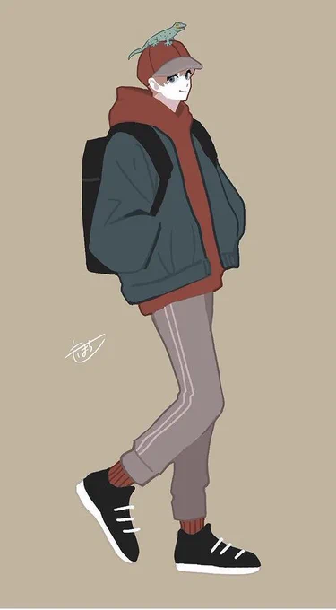 昔の絵と比較してみると、案外絵柄変化してて面白いね〜 