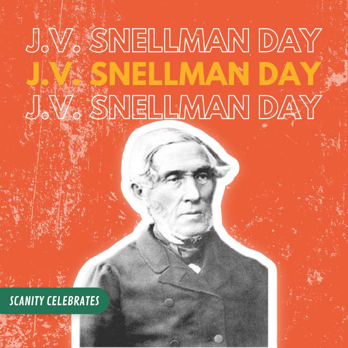 ScanityUGM's tweet photo. [🎉HAPPY JV SNELLMAN DAY🎉]

Scandinavia Community of UGM would like to wish a very happy J. V. Snellman Day - a famous and significant Finnish statesman, philosopher, scholar, journalist, and politician. 

#scanityugm #jvsnellman #finland https://t.co/GtpUDIhuG4