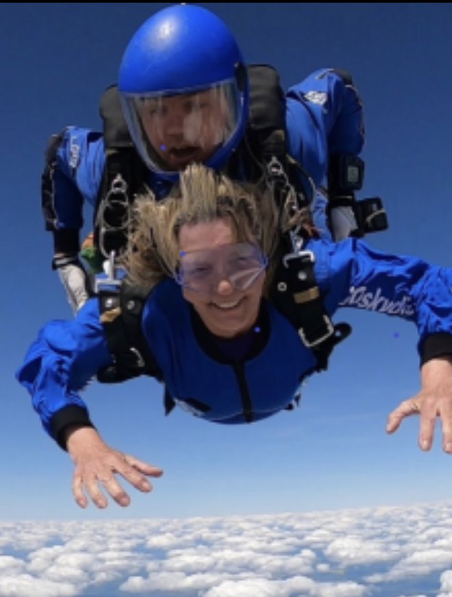 Congratulations to Eileen, one of Care Team Leaders for completing a skydive on Saturday, they have raised over £1000 for Southmead Hospital.