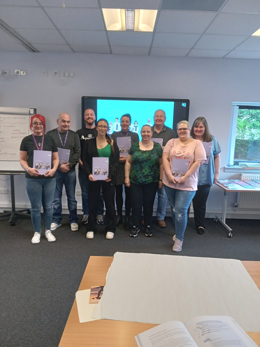 OverdoseRT's tweet photo. 💚MENTAL HEALTH AWARENESS💚
As part of #MentalHealthAwarenessMonth members from our Lanarkshire & Renfrewshire team attended @turningpointsco Mental Health first aid training.
This will help to make sure we meet the needs of the individuals we support within our role. https://t.co/zQOsoYmW0O