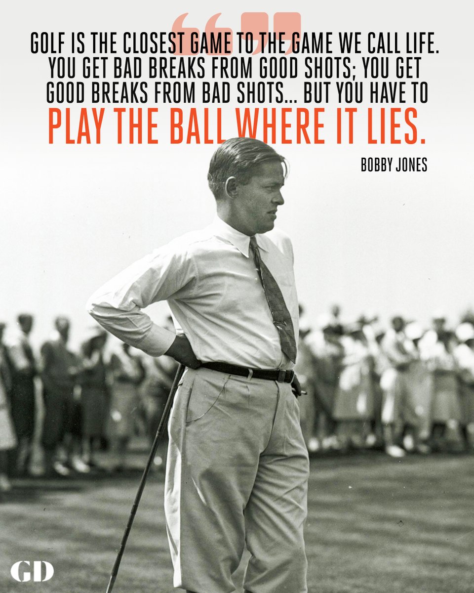 GolfDigest's tweet image. Some inspiration to help kick off your day. 💬