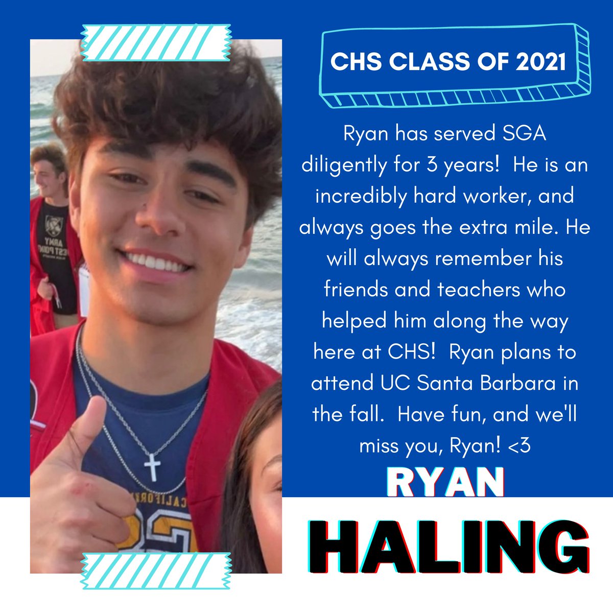 CherokeeSGA's tweet photo. WE LOVE OUR SENIORS!! <3 Congrats Ryan and good luck next year! @CHS_Warriors https://t.co/hq4vRbsBV2