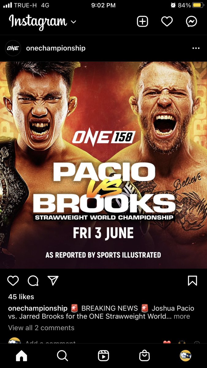 nickatkinone's tweet photo. ONE Championship has confirmed Joshua Pacio vs Jarred Brooks for strawweight MMA title at #ONE158 on June 2. https://t.co/vlmhSd4Orw