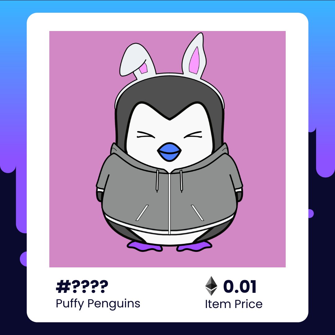 creations_dna's tweet photo. Puffy Penguins

1️⃣ st Generation Collection
📆 Mint date: May??
💰 Mint Price: 0.01 ETH
📦 Supply: 3333 with 133 Traits
🟣 Network: #Polygon $MATIC https://t.co/0grAJfXyrt