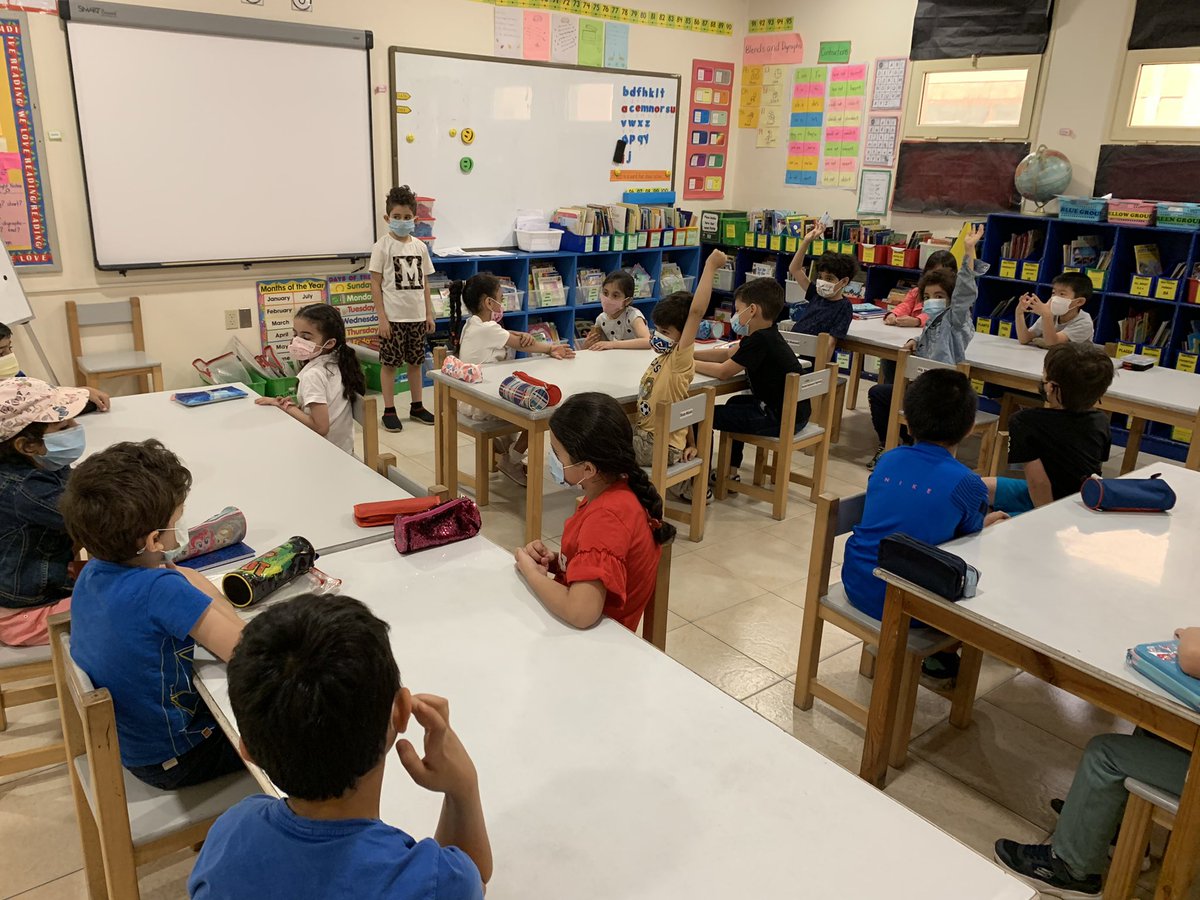 DsouzaAmrith's tweet photo. Student learner agency be like students take ownership of morning meeting and participate through conversation and respectful listening 🙋🏻‍♂️🙋‍♀️@ISGDAMMAM @shina_george @grade1 @responsiveclass @ISG https://t.co/vzFnva7uyK