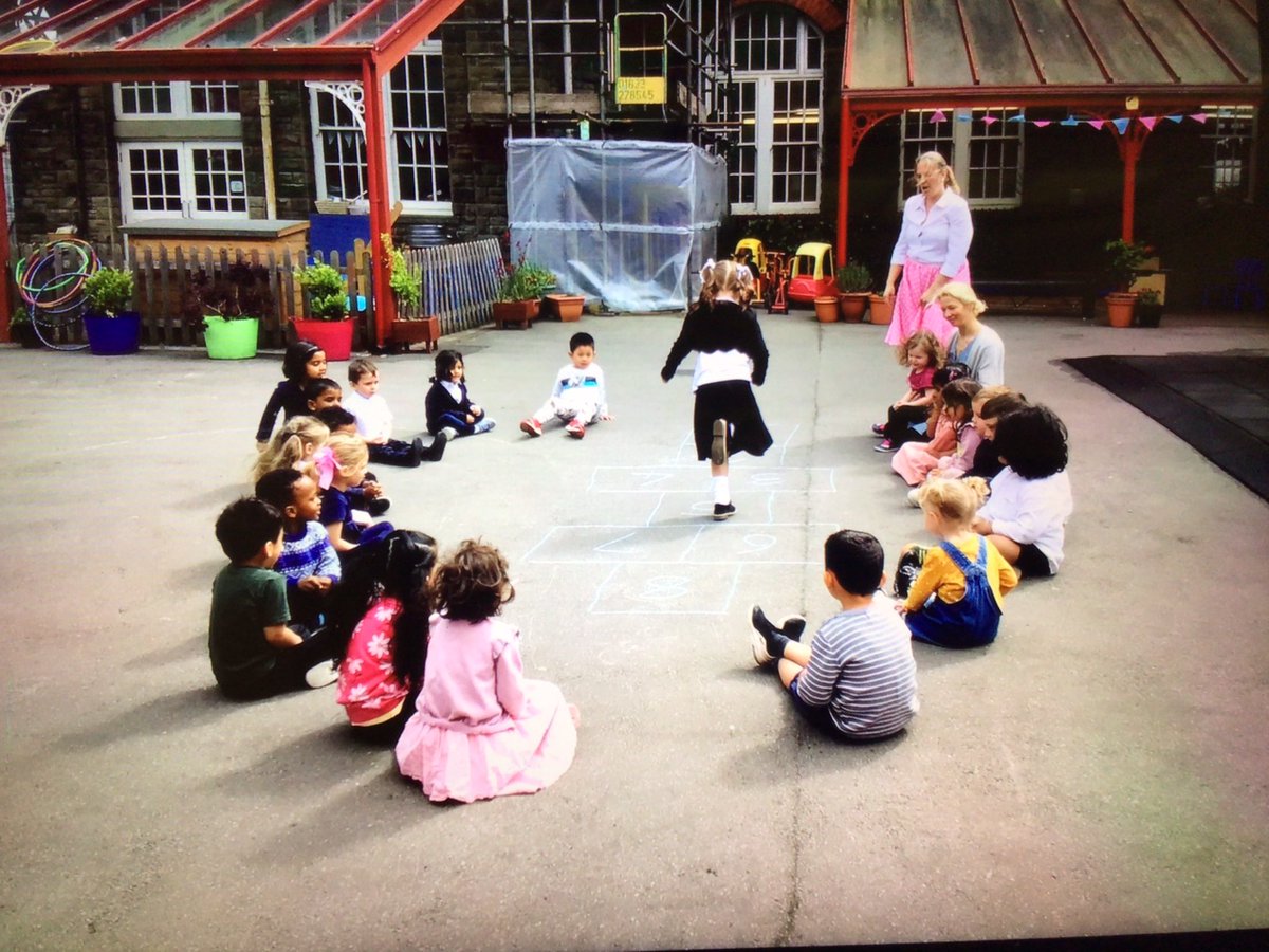 SWPSNursery's tweet photo. Look at us playing Hopscotch in Nursery AM. https://t.co/5ozzMnd5jn