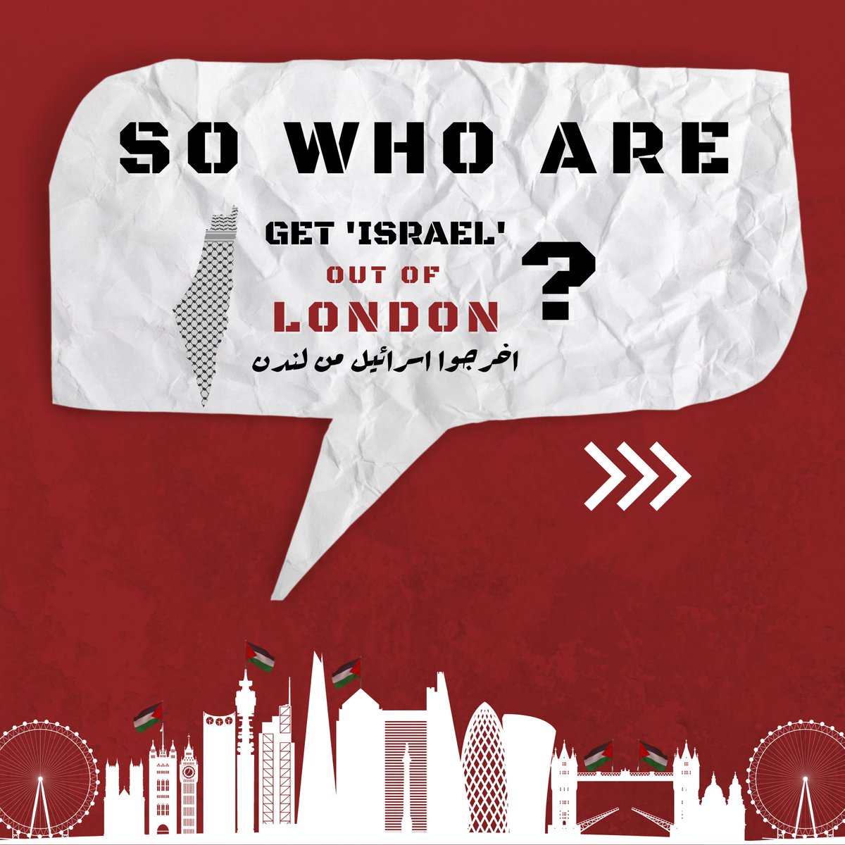 Get ‘Israel’ Out of London tweet media