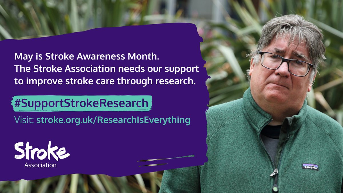LouisKennedy1's tweet photo. May is #StrokeAwarenessMonth, and the @TheStrokeAssoc is the only charity dedicated to funding research into better rehabilitation for stroke survivors.

By #SupportingStrokeResearch we can help more people affected by stroke make the best possible recovery. https://t.co/3d7NQH1iah