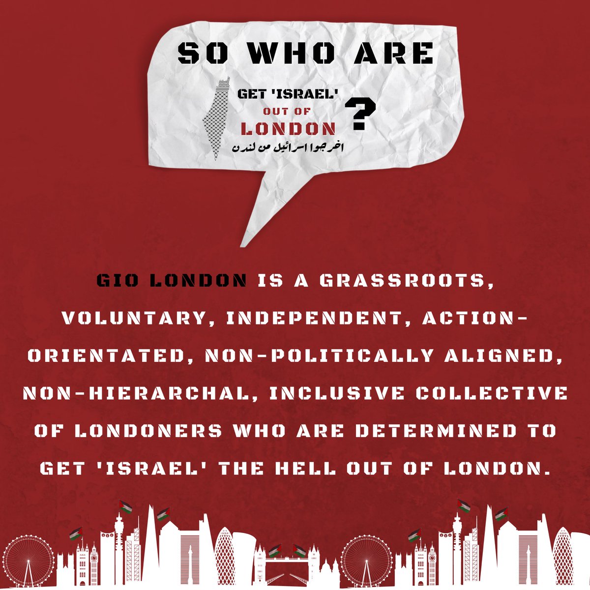 Get ‘Israel’ Out of London tweet media