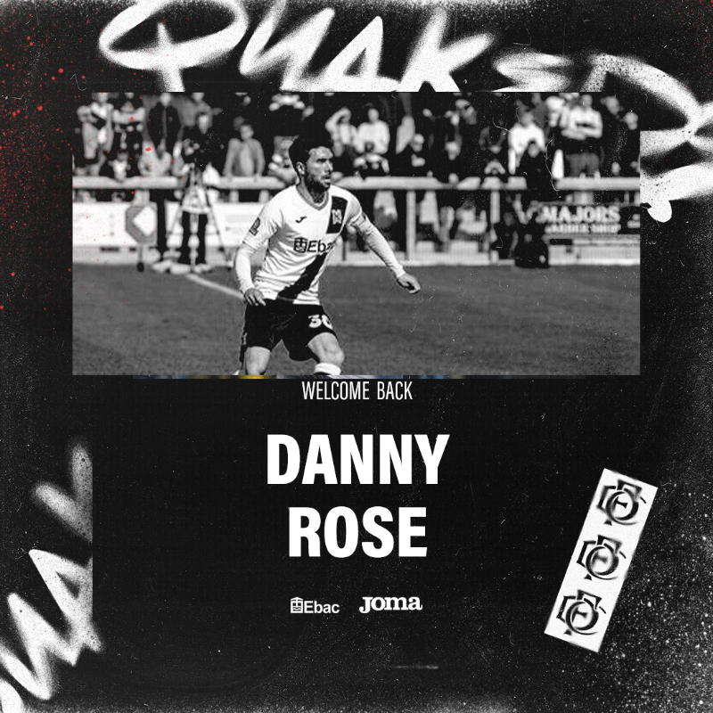 Official_Darlo's tweet photo. 📝 𝗦𝗜𝗚𝗡𝗜𝗡𝗚: 𝗗𝗔𝗡𝗡𝗬 𝗥𝗢𝗦𝗘 

We are delighted to announce that midfielder @Danny_Rose7 has agreed to join Quakers on a permanent basis from @officialgtfc once his contract expires with the National League club

#WeAreDarlo