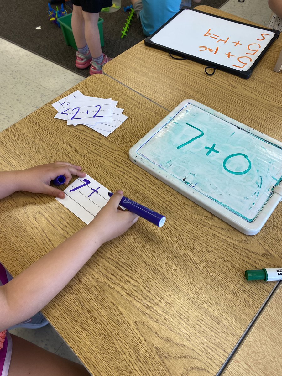 MmeVerberne's tweet photo. Learning all about addition and subtraction with co- created math equations! 🧮 @trudeaufi https://t.co/3qPRISmSa1