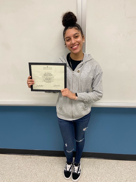 sghscareerserv's tweet photo. Congrats to @SouthGarnerHS Seniors Beyonce and Esmeralda for receiving their Nurse Aide I Certificates from @waketechcc through CCP. The both display #excellenceonpurposethrougheffort! https://t.co/iG5x3B9iou